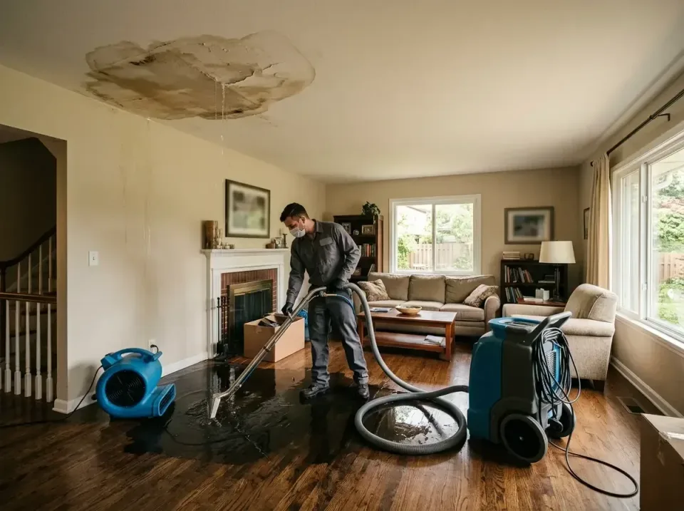 attic-pipe-burst-ceiling-drip-008 — frequently asked questions, Water Damage Restoration & Carpet Care in North Kensington,…